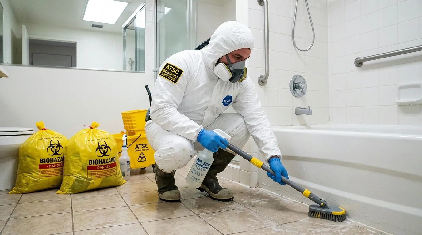 Decontamination equipment deployed for Blood Cleanup in Bastrop